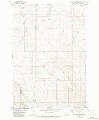 Pentecost Reservoir 1982 topographic map thumbnail