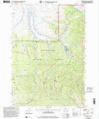 Peterson Lake 1997 topographic map thumbnail