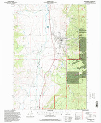 Philipsburg 1996 topographic map thumbnail