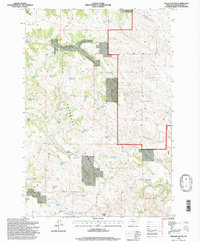 Phillips Butte 1995 topographic map thumbnail