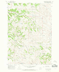 Phillips Butte 1966 topographic map thumbnail