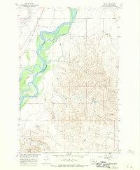 Piche 1966 topographic map thumbnail