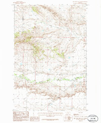 Pike Creek Hills East 1986 topographic map thumbnail