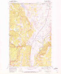 Pike Lake 1968 topographic map thumbnail