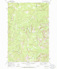 Pikes Peak 1971 topographic map thumbnail