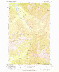 Pilot Peak 1970 topographic map thumbnail