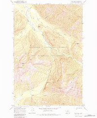 Pilot Peak 1970 topographic map thumbnail