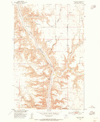 Pilot Rock 1953 topographic map thumbnail