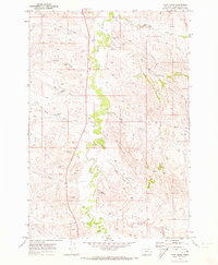 Pine Creek 1970 topographic map thumbnail