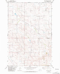 Piney Butte 1981 topographic map thumbnail