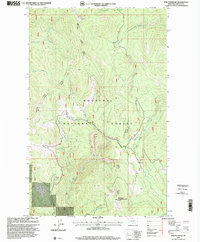 Pink Mountain 1997 topographic map thumbnail