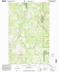 Pinkham Mountain 1997 topographic map thumbnail