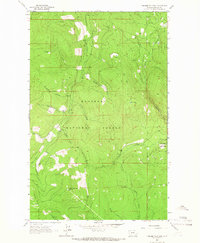 Pinkham Mountain 1963 topographic map thumbnail