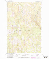 Pinkham Mountain 1963 topographic map thumbnail