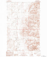 Pinks 1984 topographic map thumbnail