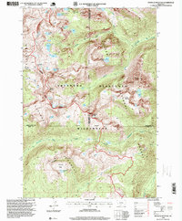Pinnacle Mountain 1996 topographic map thumbnail