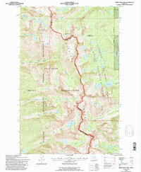 Piper-Crow Pass 1994 topographic map thumbnail