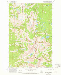 Piper-Crow Pass 1965 topographic map thumbnail