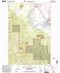 Plains 1999 topographic map thumbnail