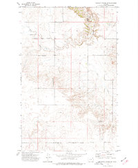 Pleasant Prairie NE 1973 topographic map thumbnail