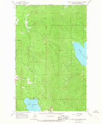 Pleasant Valley Mountain 1964 topographic map thumbnail