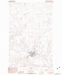 Plentywood 1983 topographic map thumbnail