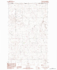 Plentywood NW 1983 topographic map thumbnail