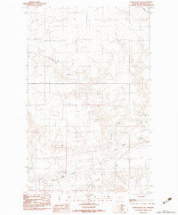 Plentywood SW 1983 topographic map thumbnail