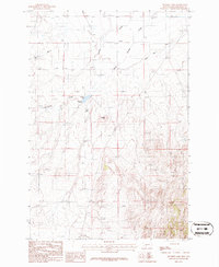 Plunket Lake 1986 topographic map thumbnail