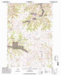 Poker Jim Butte 1995 topographic map thumbnail
