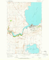Polson 1964 topographic map thumbnail