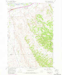 Pompeys Pillar 1967 topographic map thumbnail