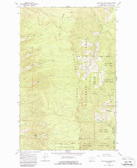 Porcupine Creek 1965 topographic map thumbnail