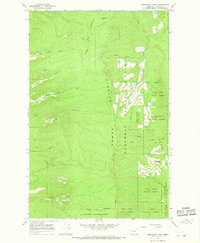 Porcupine Creek 1965 topographic map thumbnail