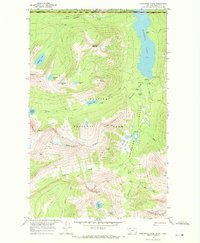 Porcupine Ridge 1968 topographic map thumbnail