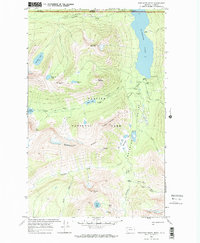 Porcupine Ridge 1968 topographic map thumbnail