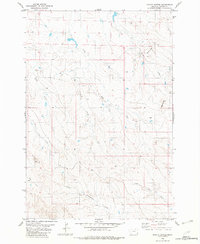 Potato Buttes 1982 topographic map preview