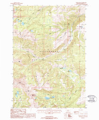 Potosi Peak 1988 topographic map thumbnail