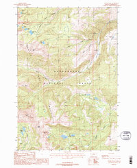 Potosi Peak 1988 topographic map thumbnail
