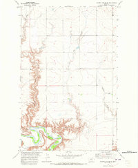 Poverty Coulee SE 1970 topographic map preview