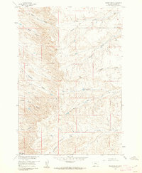 Prante Ranch 1960 topographic map thumbnail