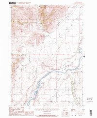Pray 1988 topographic map thumbnail