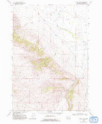 Price Creek 1968 topographic map thumbnail