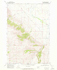 Price Creek 1968 topographic map thumbnail