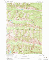 Printz Ridge 1966 topographic map preview