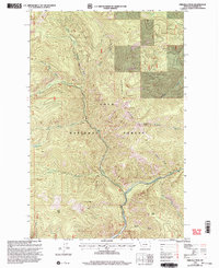 Priscilla Peak 1999 topographic map thumbnail
