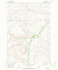 Pryor 1967 topographic map thumbnail