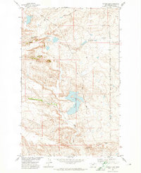 Putnam Lake 1971 topographic map thumbnail