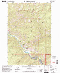 Quigg Peak 1999 topographic map thumbnail
