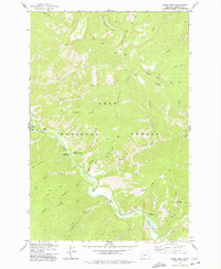 Quigg Peak 1975 topographic map thumbnail